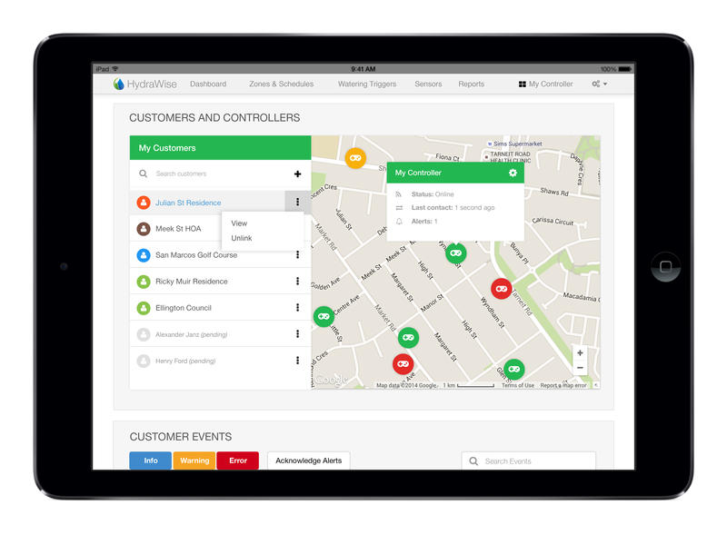 Hydrawise App WIFI controllers