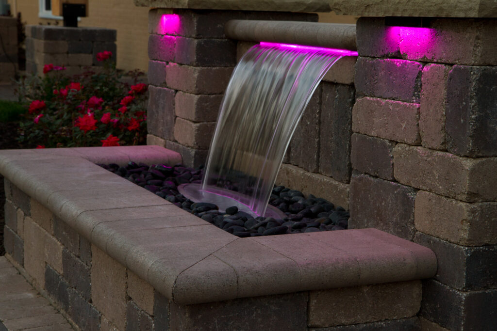 Atlantic color-changing colorfalls formal spillway pink